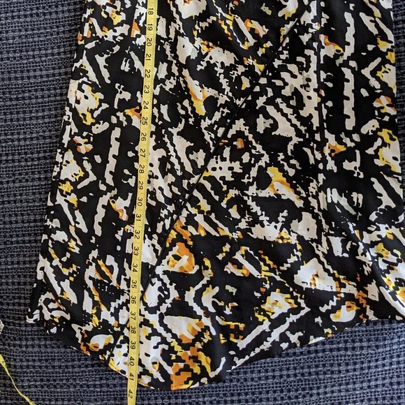 Walter Baker W118 Black Print Asymmetrical Dress M - Picture 11 of 15